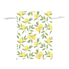 Lemons Lightweight Drawstring Pouch (m) by Angelandspot