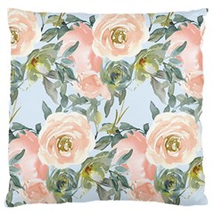 Pink Old Fashioned Roses Large Cushion Case (two Sides)