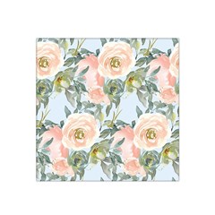 Pink Old Fashioned Roses Satin Bandana Scarf