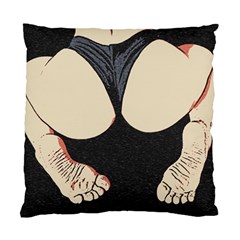 Sporty Booty Perfection, Fit Girl Fitness Illustration, Sports Theme Standard Cushion Case (one Side) by Casemiro