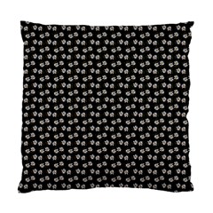 Daisy Black Standard Cushion Case (one Side) by snowwhitegirl