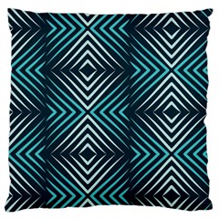 Blue Motif Design Standard Flano Cushion Case (one Side) by tmsartbazaar