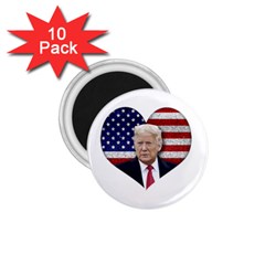Trump President Sticker Design 1 75  Magnets (10 Pack) 