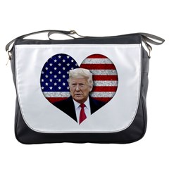 Trump President Sticker Design Messenger Bag by dflcprintsclothing