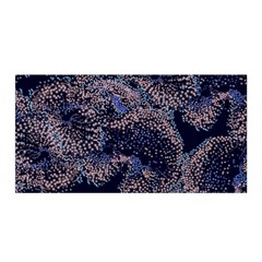 Glowing Coral Pattern Satin Wrap by LoolyElzayat