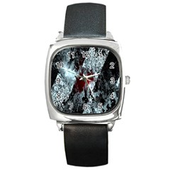 Flamelet Square Metal Watch