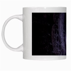 Fractal Flowers White Mugs