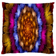 Fractal Flower Standard Flano Cushion Case (one Side) by Sparkle