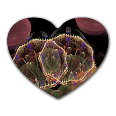 Fractal Geometry Heart Mousepads by Sparkle