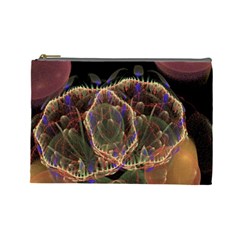 Fractal Geometry Cosmetic Bag (large) by Sparkle