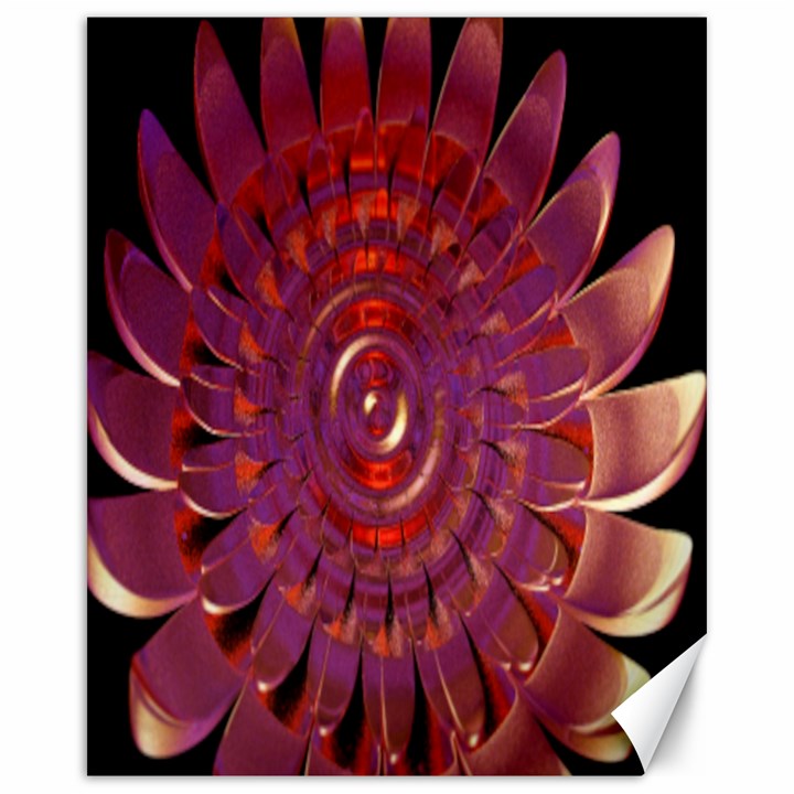 Chakra Flower Canvas 16  x 20 