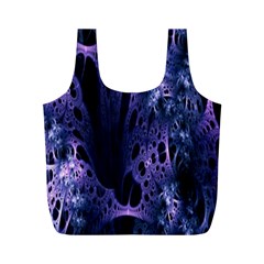 Fractal Web Full Print Recycle Bag (m) by Sparkle