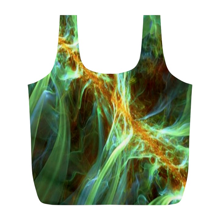 Abstract Illusion Full Print Recycle Bag (L)