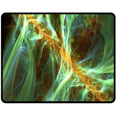 Abstract Illusion Double Sided Fleece Blanket (medium)  by Sparkle