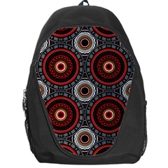 Tribal Aztec Mandala Art Backpack Bag by tmsartbazaar