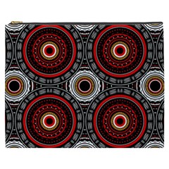 Tribal Aztec Mandala Art Cosmetic Bag (xxxl) by tmsartbazaar