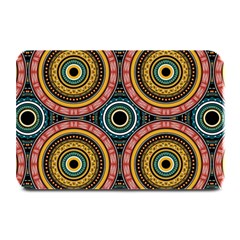 Aztec Multicolor Mandala Plate Mats by tmsartbazaar