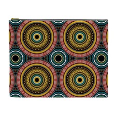 Aztec Multicolor Mandala Cosmetic Bag (xl) by tmsartbazaar