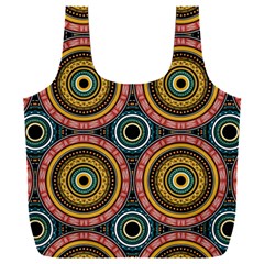 Aztec Multicolor Mandala Full Print Recycle Bag (xxxl) by tmsartbazaar