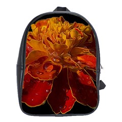 Marigold On Black School Bag (xl) by MichaelMoriartyPhotography