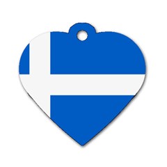 Flag Of Shetland Dog Tag Heart (one Side) by abbeyz71