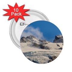 Snowy Andes Mountains, Patagonia - Argentina 2.25  Buttons (10 pack) 