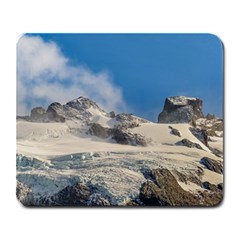 Snowy Andes Mountains, Patagonia - Argentina Large Mousepads