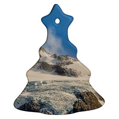 Snowy Andes Mountains, Patagonia - Argentina Christmas Tree Ornament (two Sides) by dflcprintsclothing