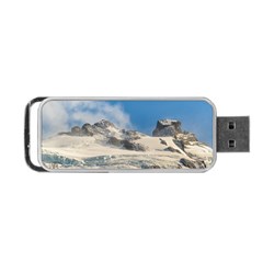 Snowy Andes Mountains, Patagonia - Argentina Portable USB Flash (One Side)