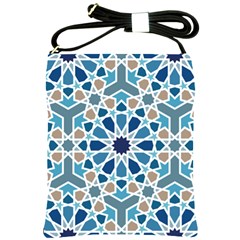 Arabic Geometric Design Pattern  Shoulder Sling Bag by LoolyElzayat
