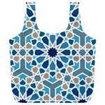 Arabic Geometric Design Pattern  Full Print Recycle Bag (XXXL) Back