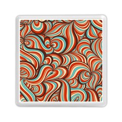 Psychedelic Swirls Memory Card Reader (square) by Filthyphil