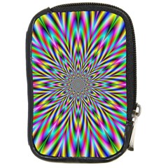Psychedelic Wormhole Compact Camera Leather Case