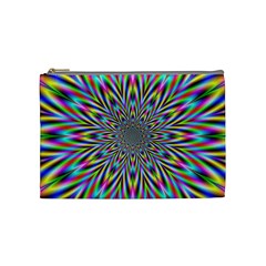 Psychedelic Wormhole Cosmetic Bag (medium) by Filthyphil