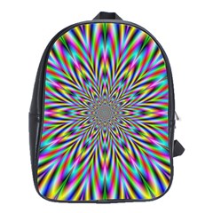 Psychedelic Wormhole School Bag (large)