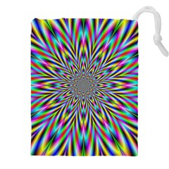 Psychedelic Wormhole Drawstring Pouch (4xl) by Filthyphil