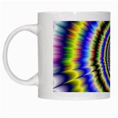 Psychedelic Blackhole White Mugs by Filthyphil