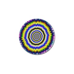 Psychedelic Blackhole Golf Ball Marker by Filthyphil