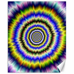 Psychedelic Blackhole Canvas 16  X 20  by Filthyphil