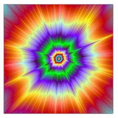 Psychedelic Explosion Large Satin Scarf (square) by Filthyphil