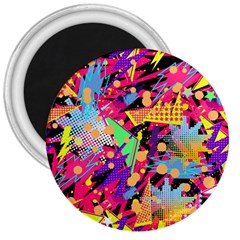 Psychedelic Geometry 3  Magnets by Filthyphil