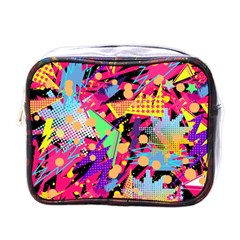 Psychedelic Geometry Mini Toiletries Bag (one Side) by Filthyphil