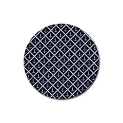 Anchors  Rubber Round Coaster (4 Pack) 