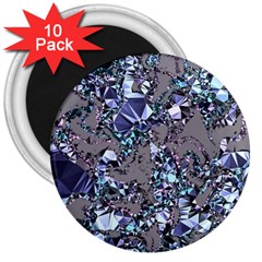 Crystal Puke 3  Magnets (10 Pack)  by MRNStudios