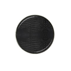 Black Crocodile Skin Hat Clip Ball Marker (4 Pack) by LoolyElzayat