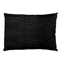 Black Crocodile Skin Pillow Case by LoolyElzayat