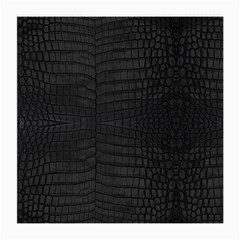 Black Crocodile Skin Medium Glasses Cloth by LoolyElzayat