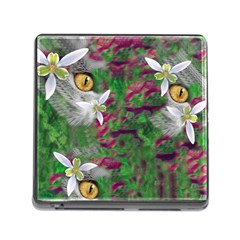 Illustrations Color Cat Flower Abstract Textures Memory Card Reader (square 5 Slot) by Alisyart