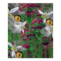 Illustrations Color Cat Flower Abstract Textures Shower Curtain 60  X 72  (medium) 