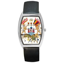 Greater Coat Of Arms Of Copenhagen Barrel Style Metal Watch by abbeyz71